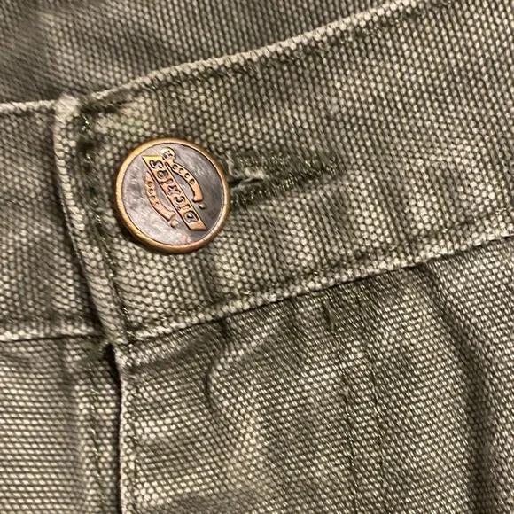 Dickies Denim Carpenter Pants Army Green 40X30 - Picture 5 of 11